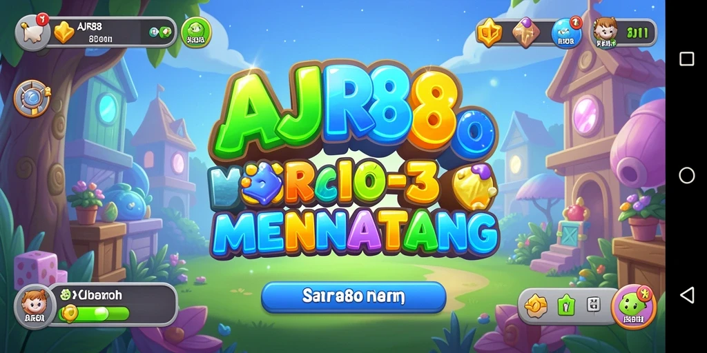 Tampilan menarik dari gameplay AJR88 yang menantang di kategori Match-3.