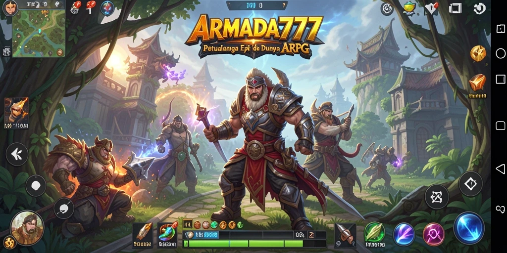 Tampilan menakjubkan dari pertempuran ARPG di ARMADA777.