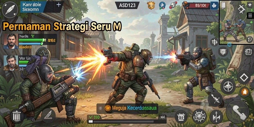 Tangkapan layar dari gameplay ASD123 yang mendebarkan dan penuh strategi.
