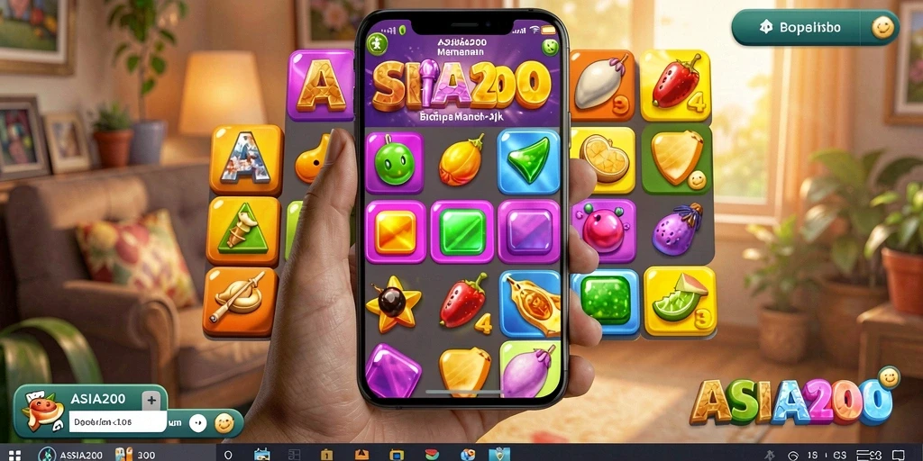 Tampilan gameplay ASIA200 yang seru dan menantang dalam kategori Match-3.