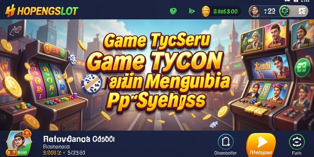 Tampilan gameplay menarik HOPENGSLOT dengan strategi Tycoon.