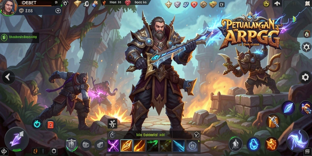 Tampilan gameplay menegangkan dan aksi seru di IDEBET.