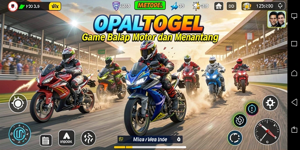 Pengalaman bermain balap motor yang mendebarkan dalam OPALTOGEL.