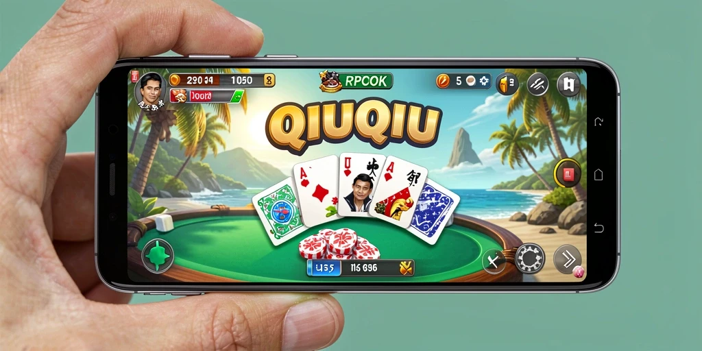 Screenshot gameplay QiuQiu yang seru dan kompetitif.