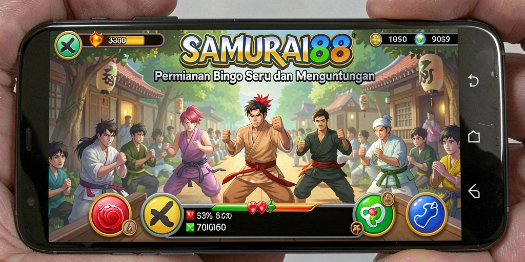 Tampilan gameplay seru dari permainan Bingo SAMURAI88.